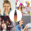 A collage showing a woman making a face, children celebrating, and a bottle of Smell From Hell spray.