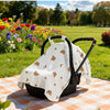Baby Stroller Sunshade and Dust Cover - Soft Breathable Canopy