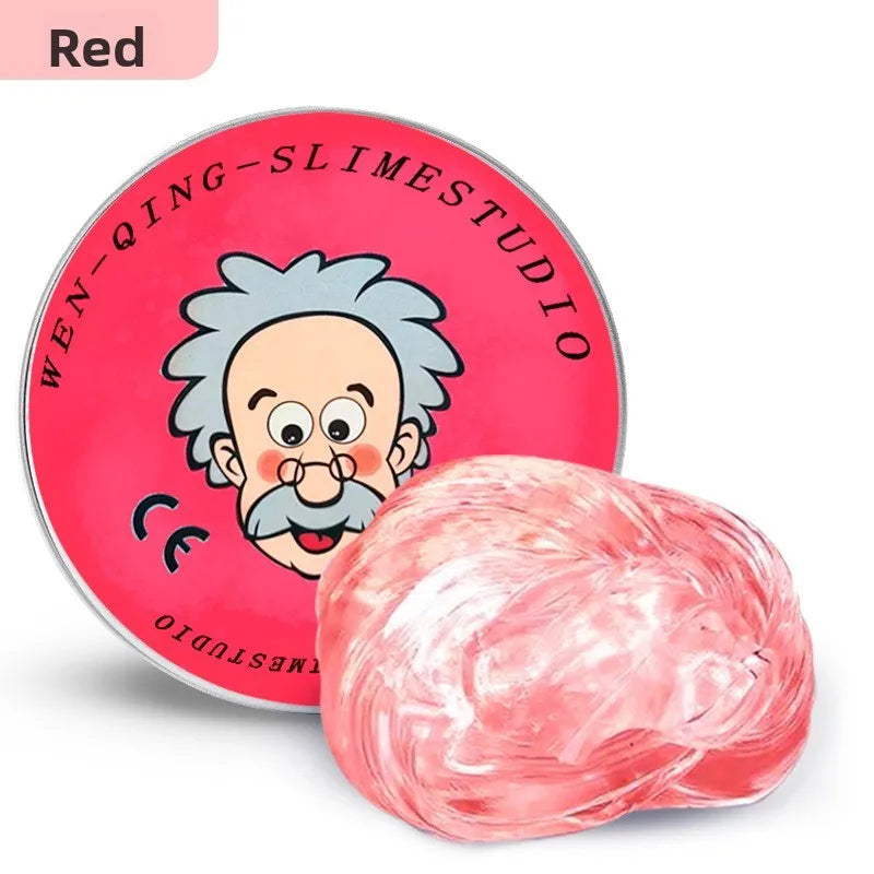 Clear Crystal Liquid Glass Thinking Putty – Stress Relief Fidget Toy