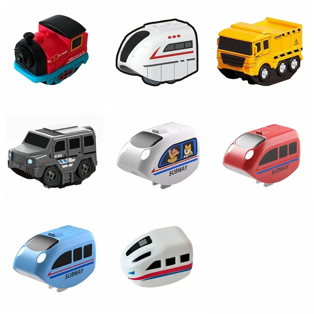 Magnetic Train Track Playset with Smooth Gliding Action