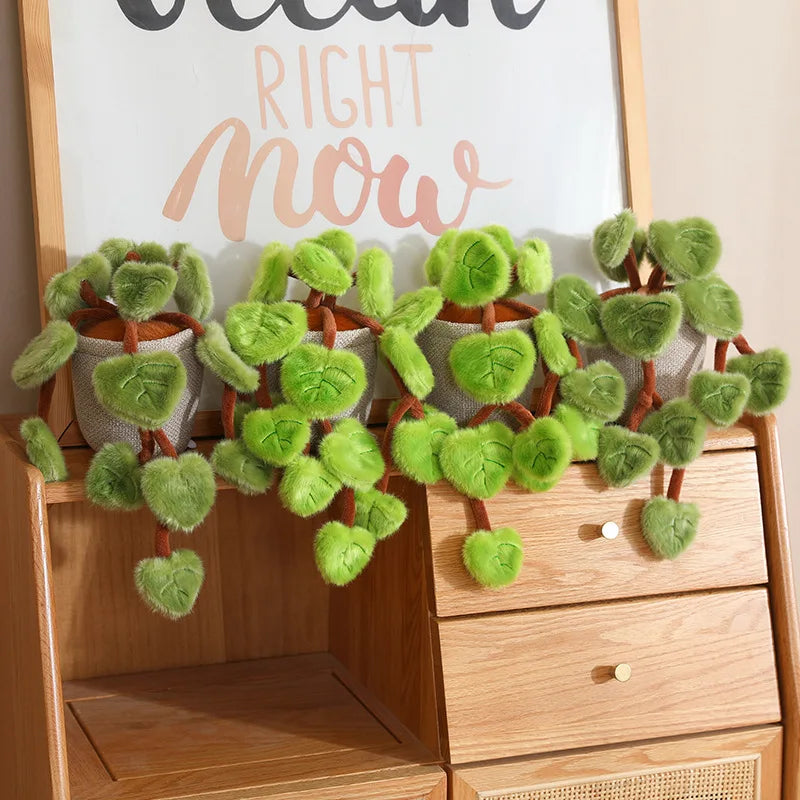 Lifelike Pothos Plush Plant – Soft Home Decor Accent