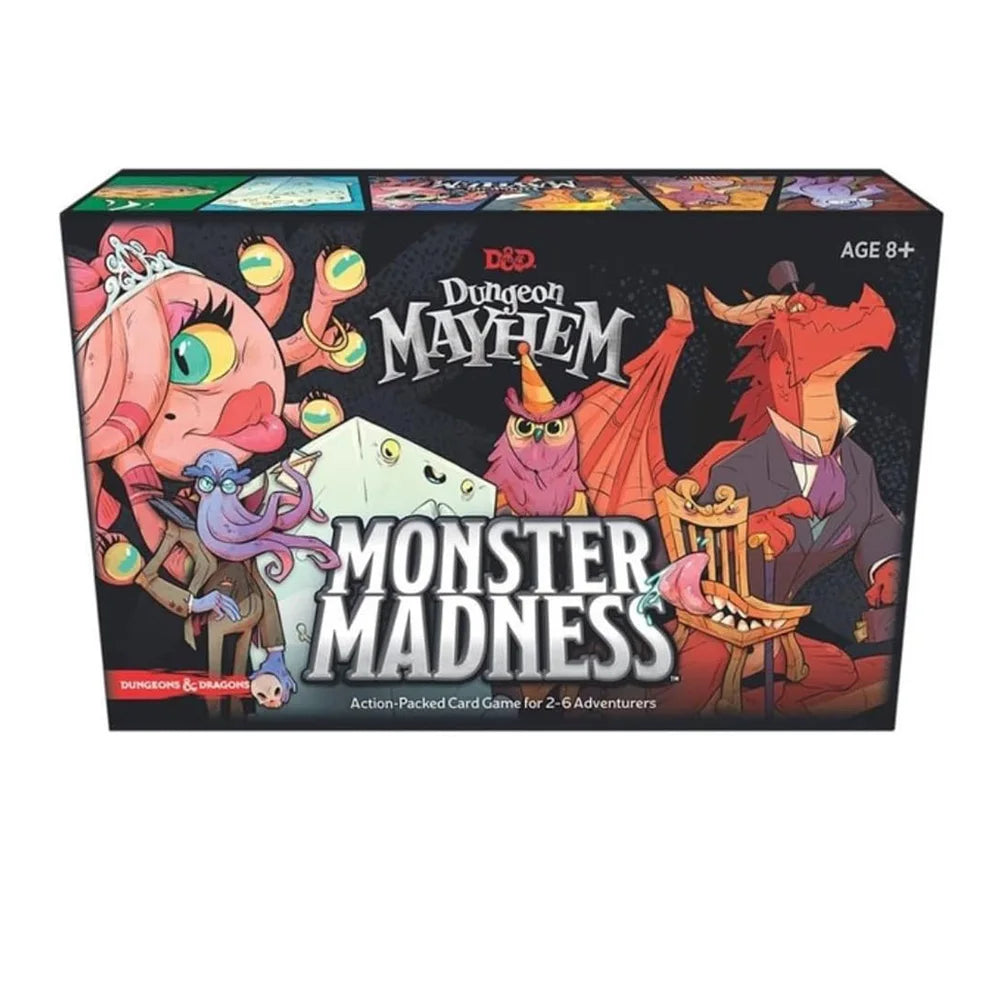 Box of Dungeons & Dragons Dungeon Mayhem Monster Madness action-packed card game for 2-6 adventurers
