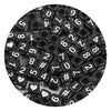Acrylic Alphabet Beads for Jewelry Making - Mixed Letter Cubes