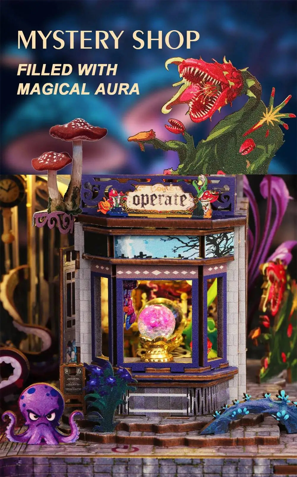The Gate of Secret Realm Wooden Miniature House Kit