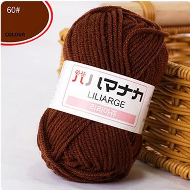 Milk Cotton Chenille Yarn for Soft Baby Knitting & Crochet