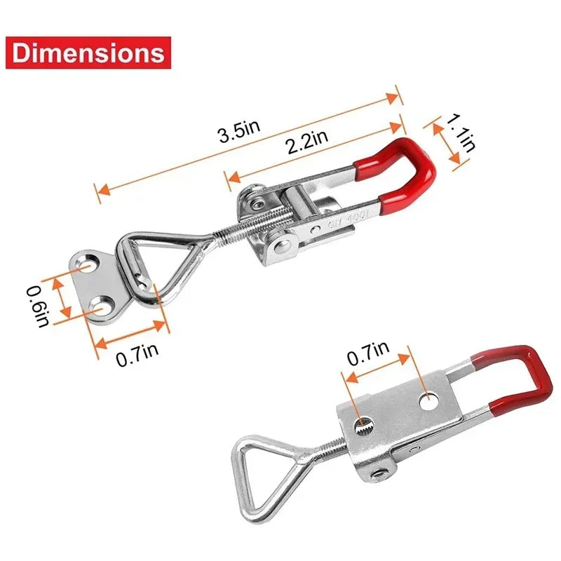 Heavy-Duty Adjustable Metal Toggle Latch Clamps