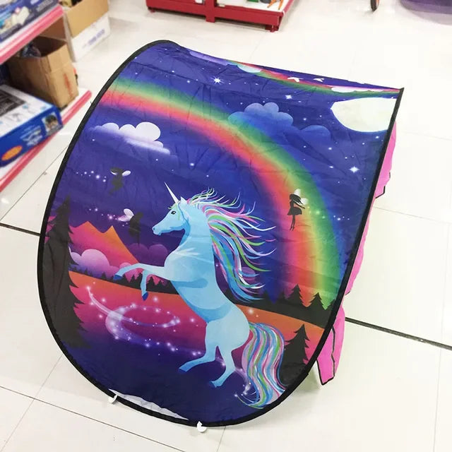 Kids Pop-Up Play Tent with Soothing Light