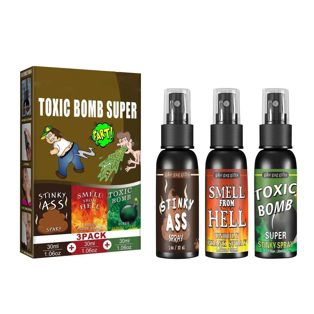 Fart Spray Prank Can – 30ml Stink Bomb Gag Gift