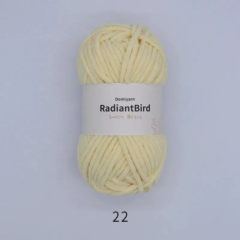 Soft Polyester Yarn for Knitting and Crochet