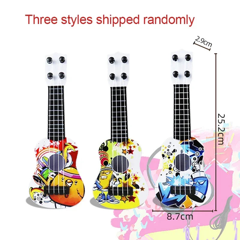 Mini Ukulele Toy for Toddler Musical Learning
