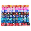 12mm Acrylic Dice Set – Mixed Colors, 10-Pack for Tabletop Gaming