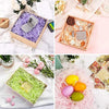 Various colors of raffia paper shreds used for gift boxes and baskets.