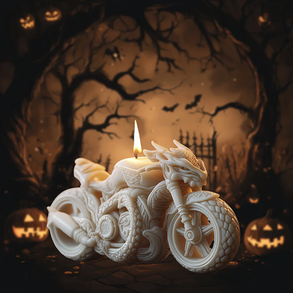 Dragon Motorcycle Silicone Mold for Candle & Resin Crafting