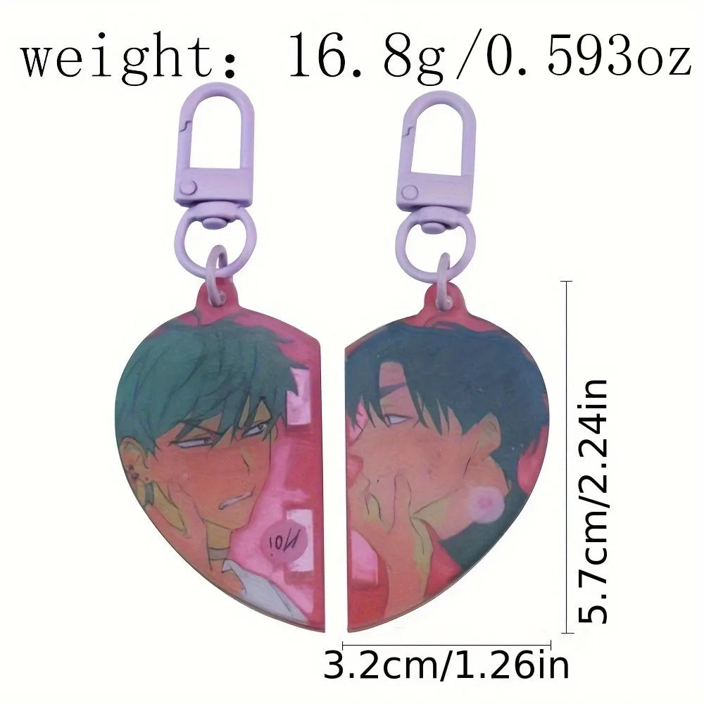 Cartoon Alien Stage Ivan & Till Acrylic Keychain