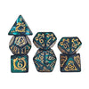 Dragon Pattern Polyhedral Dice Set for RPG & Tabletop Gaming