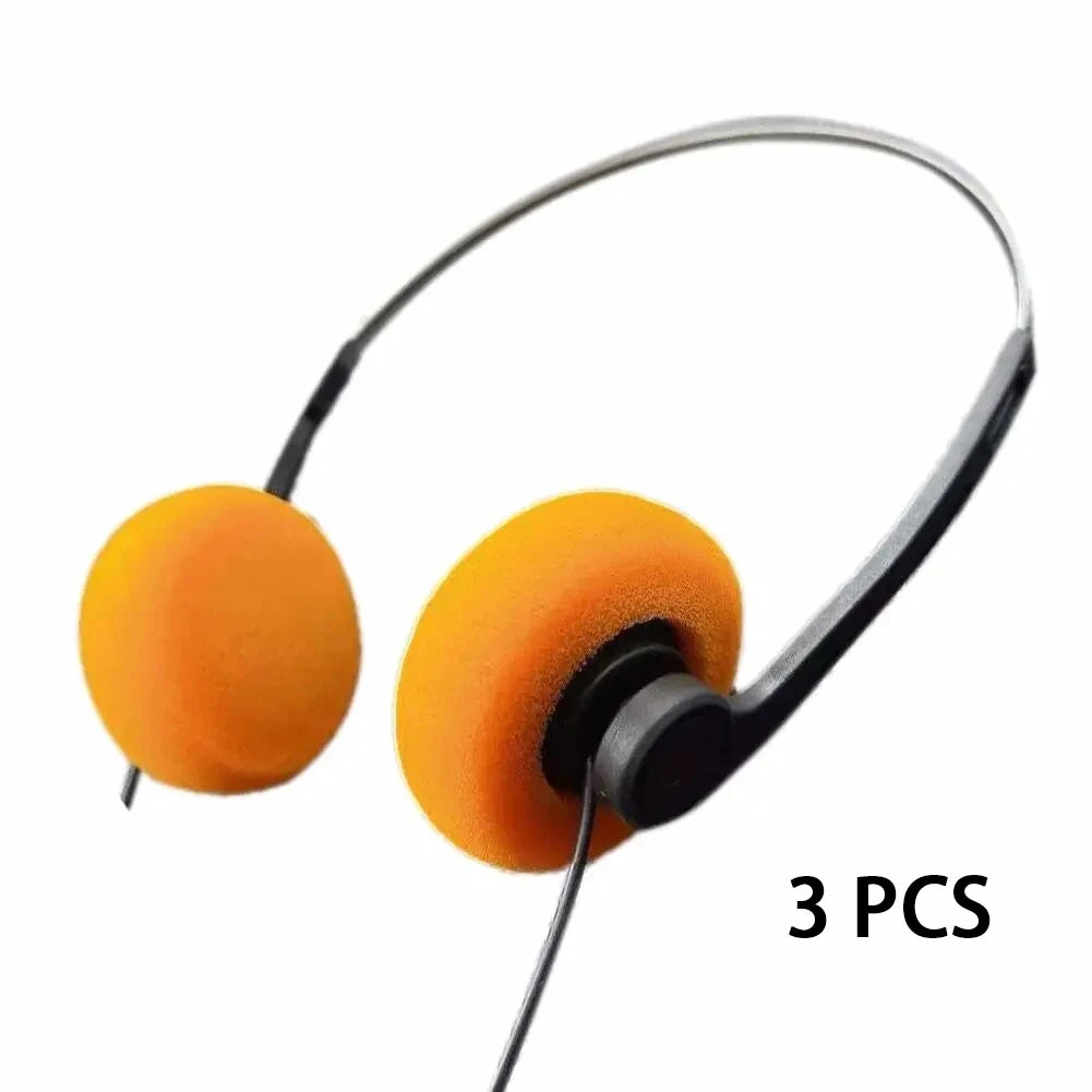 Retro 3.5mm Wired Earphones with Memory Foam Pads