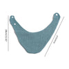 Organic Cotton Muslin Baby Bib with Bandana Style