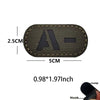 Blood Type Tactical Patches with Glow-in-the-Dark Design