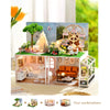 DIY Wooden Miniature Dollhouse Coffee Shop Kit