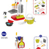 Kids' Pretend Play Cleaning Set with Vacuum & Dustpan