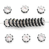 Mixed Pearl and Metal Spacer Beads for Jewelry Making