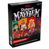 Box of Dungeons & Dragons Mayhem card game featuring monster adventures for game night