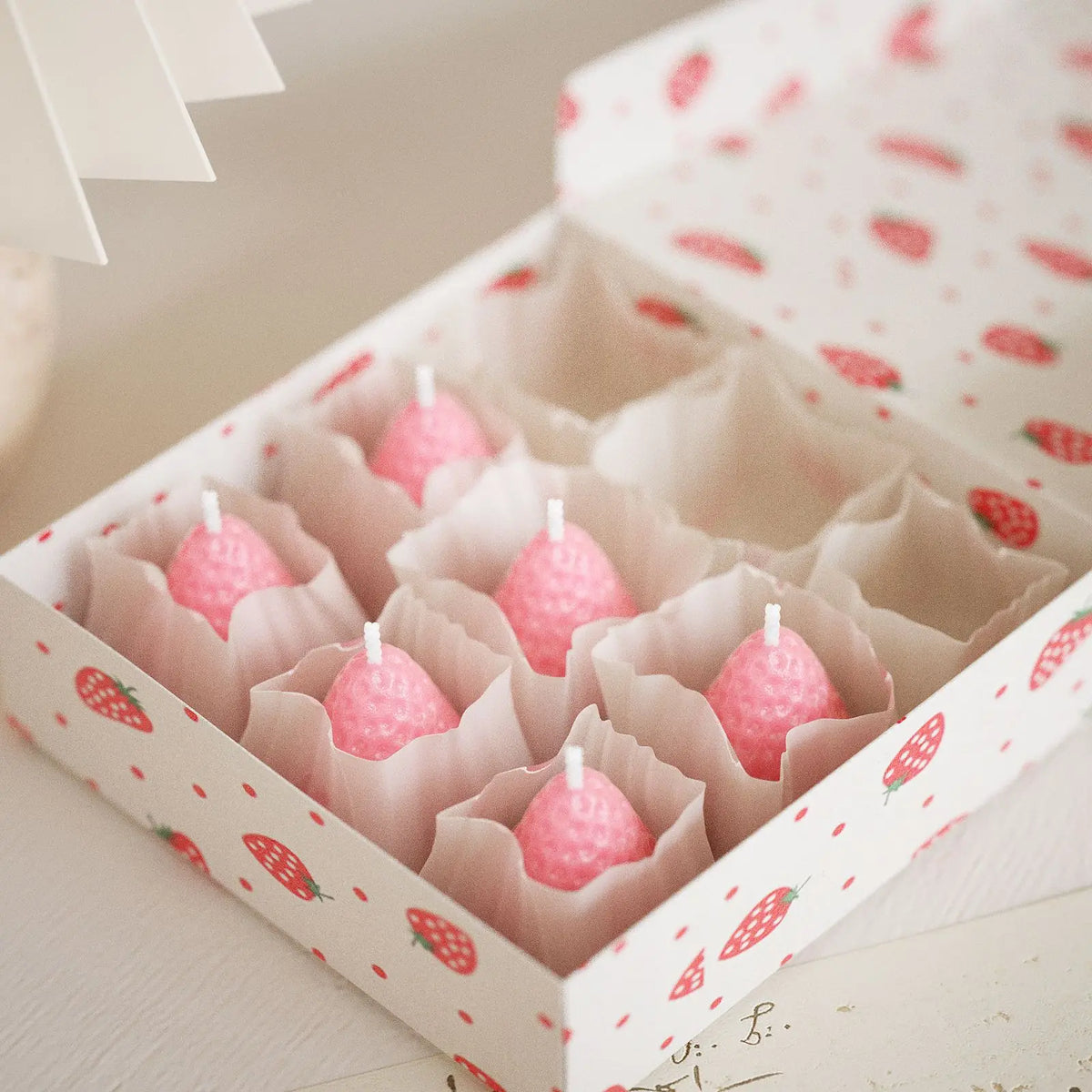 Strawberry Shaped Silicone Candle Mold for DIY Crafts