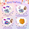Rainbow Poke Art Kit for Kids – DIY Fabric Puncture Painting Craft Set