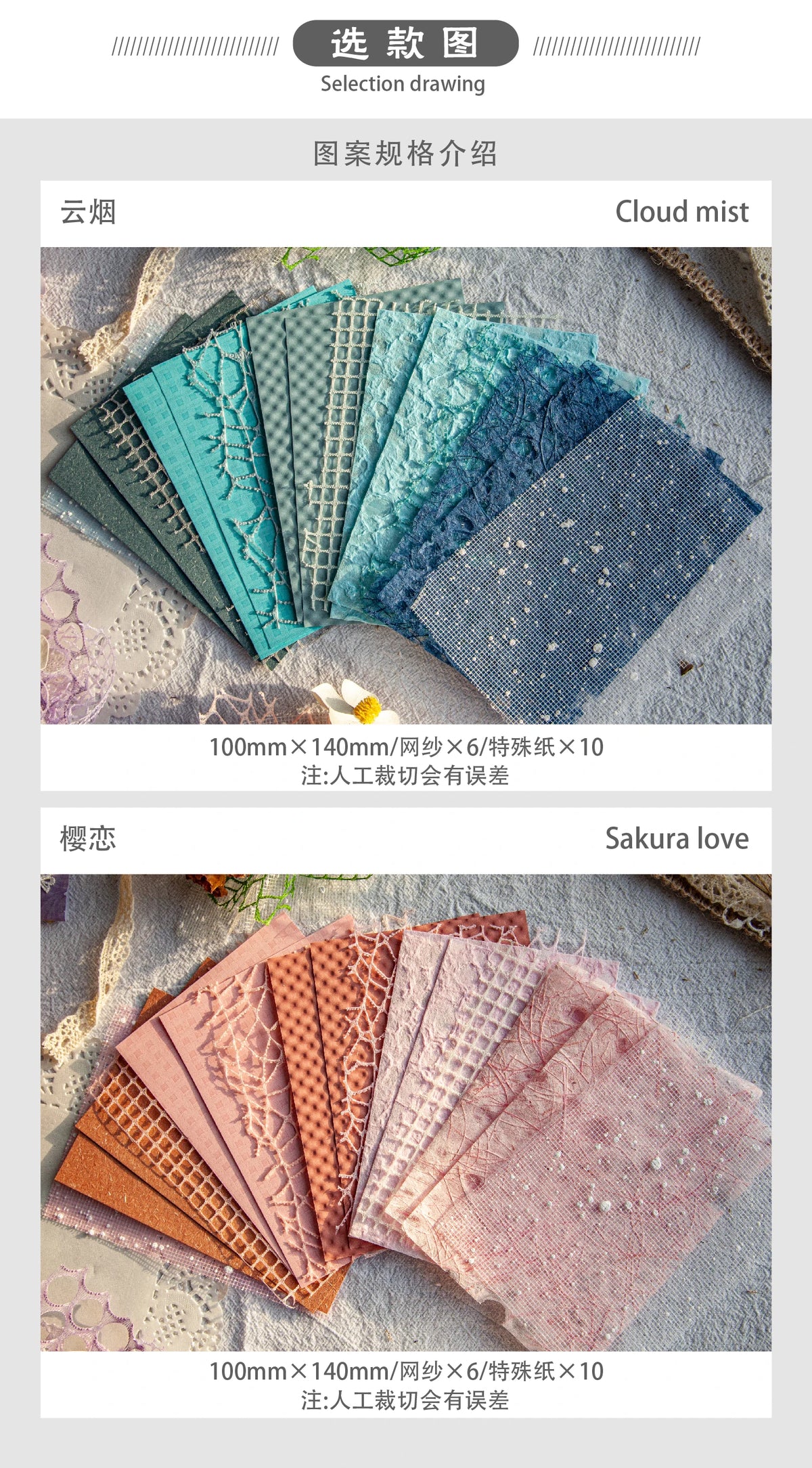 Vintage Textured Paper Pack for Junk Journaling and Scrapbooking