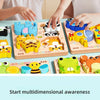 Montessori 3D Wooden Animal & Traffic Puzzle for Kids