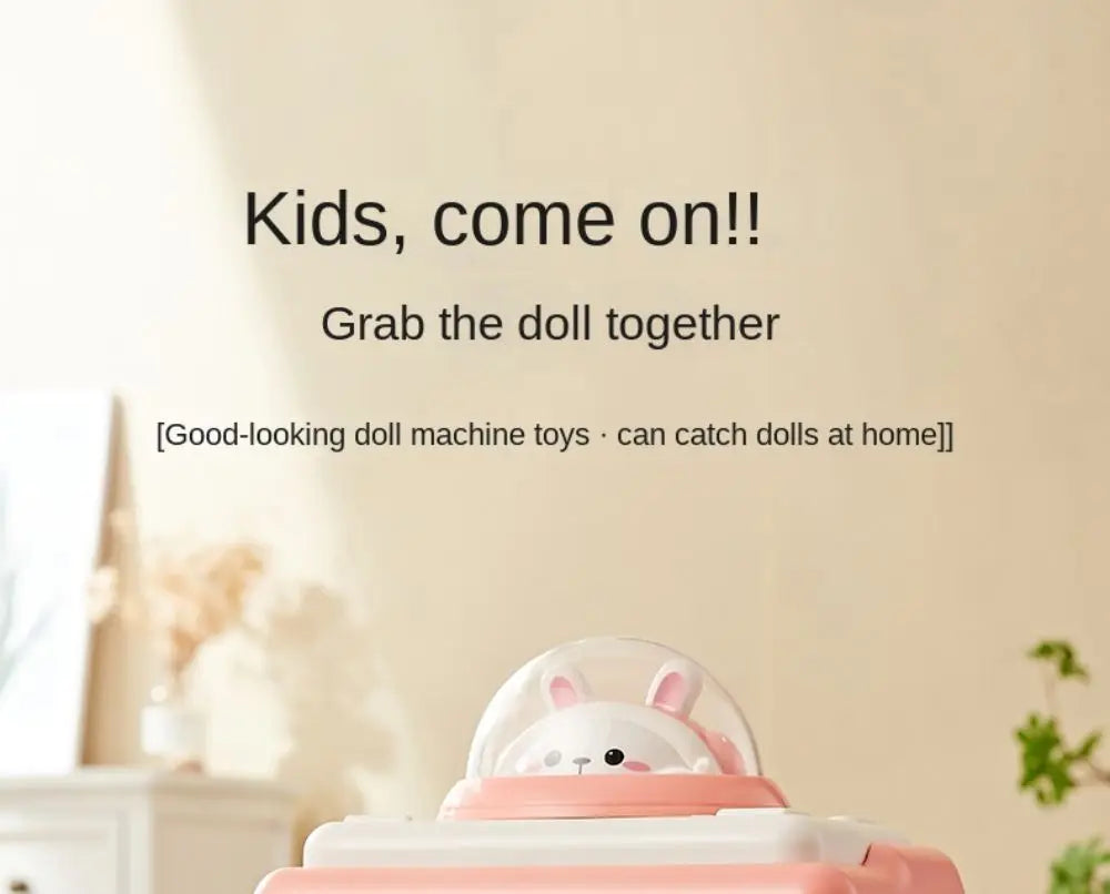 Mini Claw Machine Toy with Lights and Music for Kids