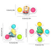 Colorful Suction Cup Spinner Toy for Baby | Sensory Fidget Fun