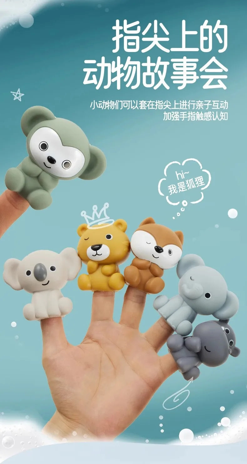 Silicone Baby Bath Toy Set for Sensory Water Play