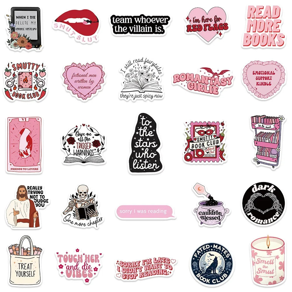 Bookish Decal Stickers for Readers & Book Lovers