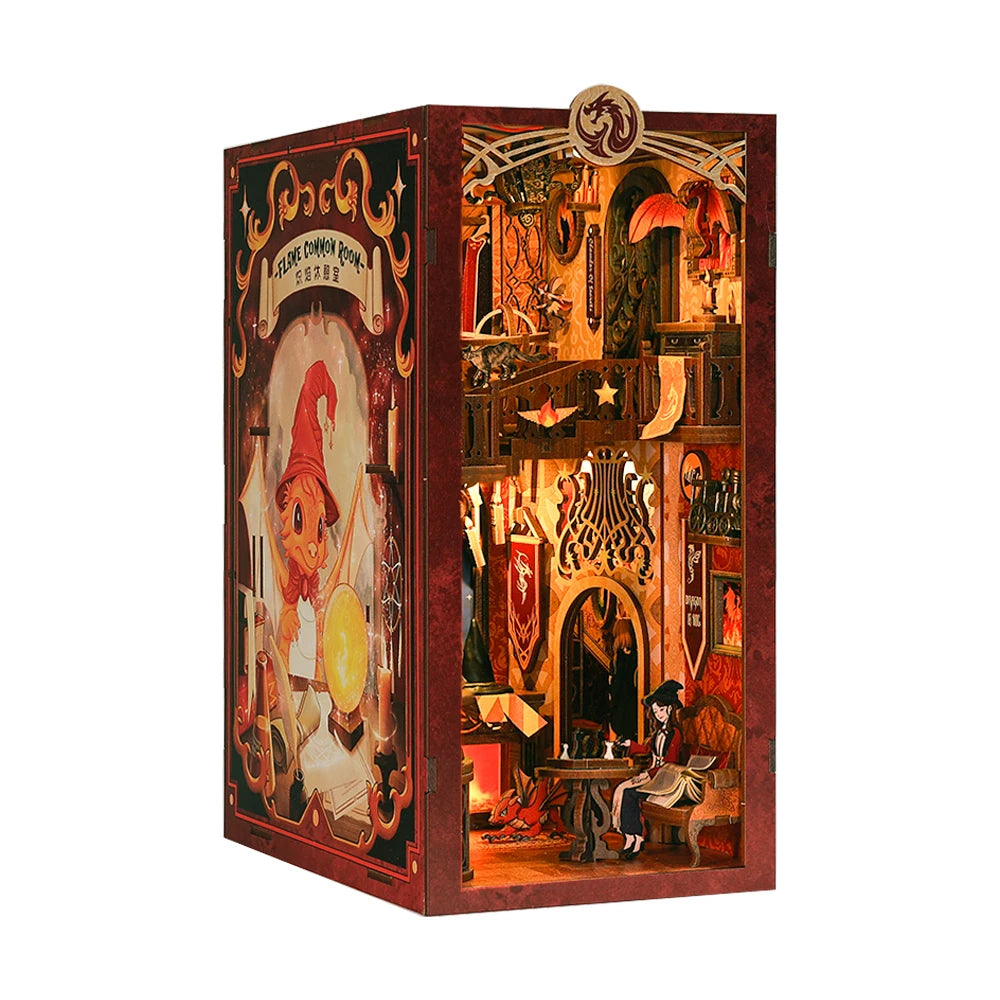 Eternal Bookstore DIY Book Nook Kit with LED Lighting