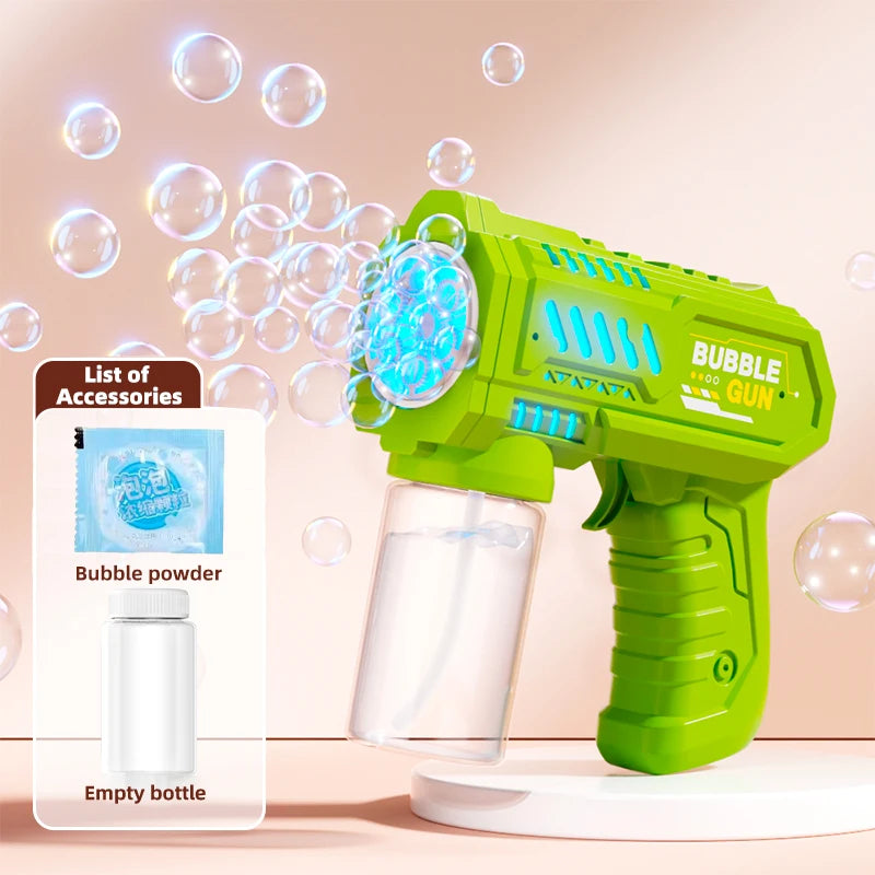 Automatic Bubble Gun with Rocket Launcher