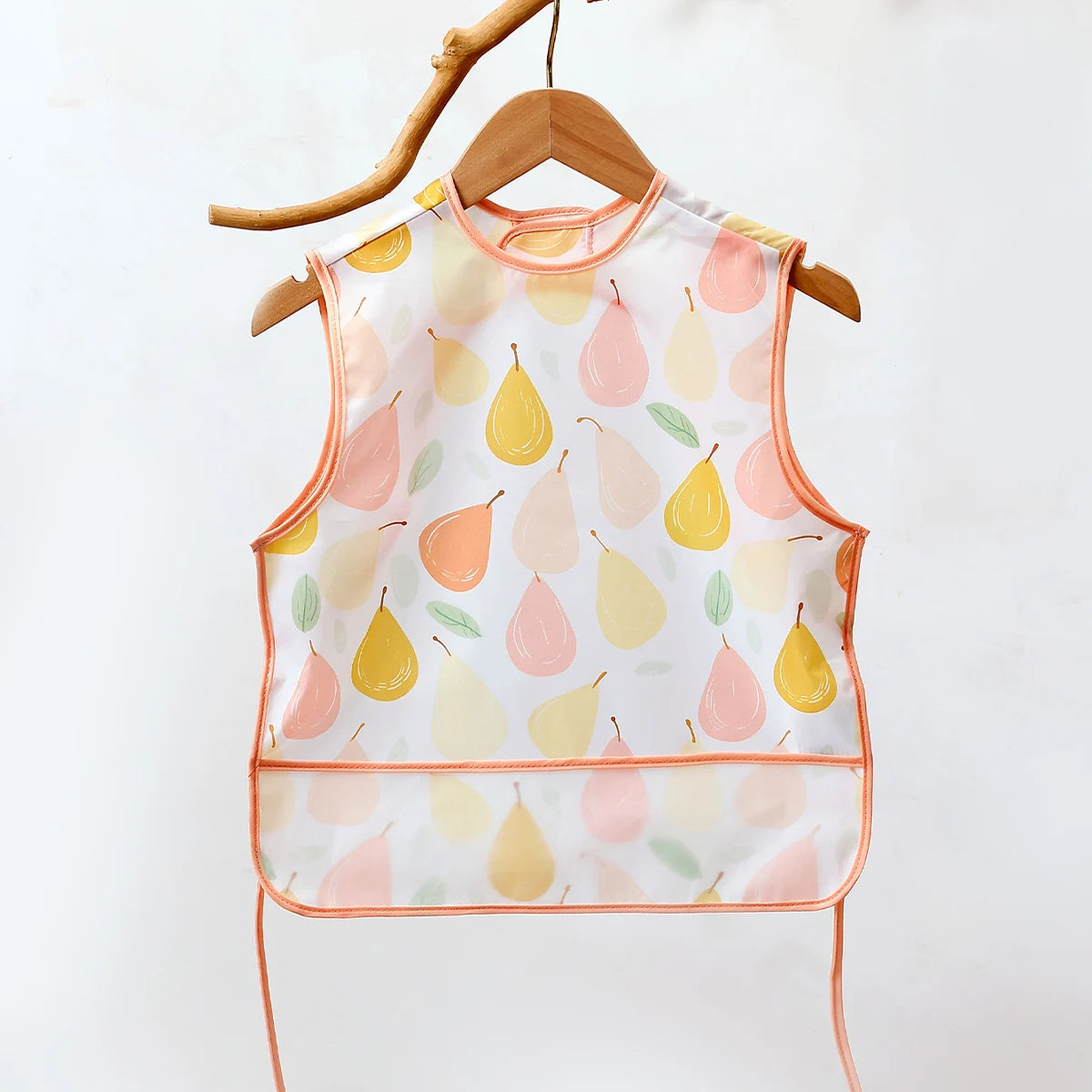 Waterproof Baby Full-Coverage Feeding Bib with Long Sleeves