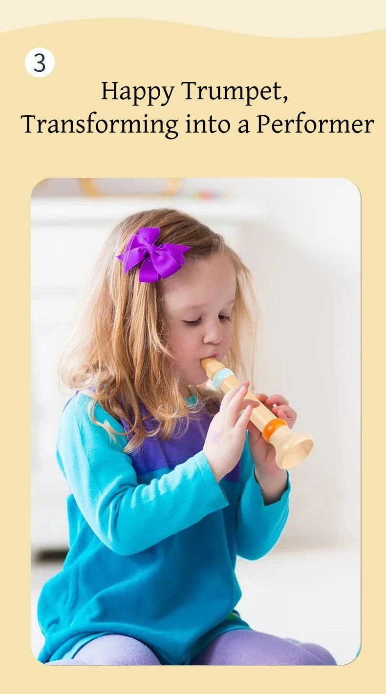 Wooden Montessori Percussion Instrument Set with Xylophone for Toddlers