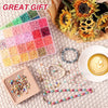 Rainbow Polymer Clay Bead Kit for DIY Jewelry Making