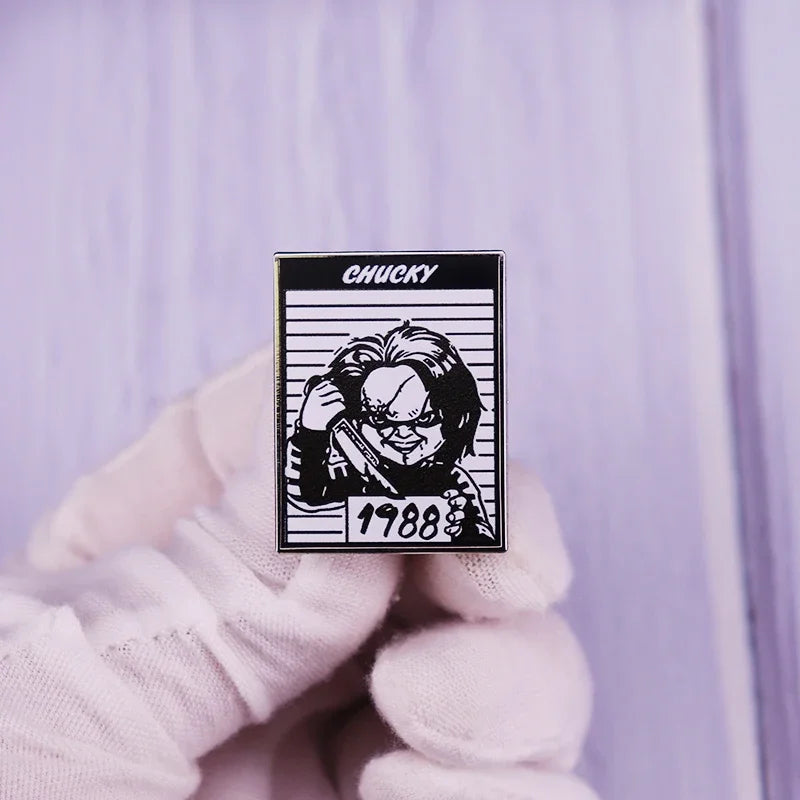 Chucky Horror Movie Enamel Pin