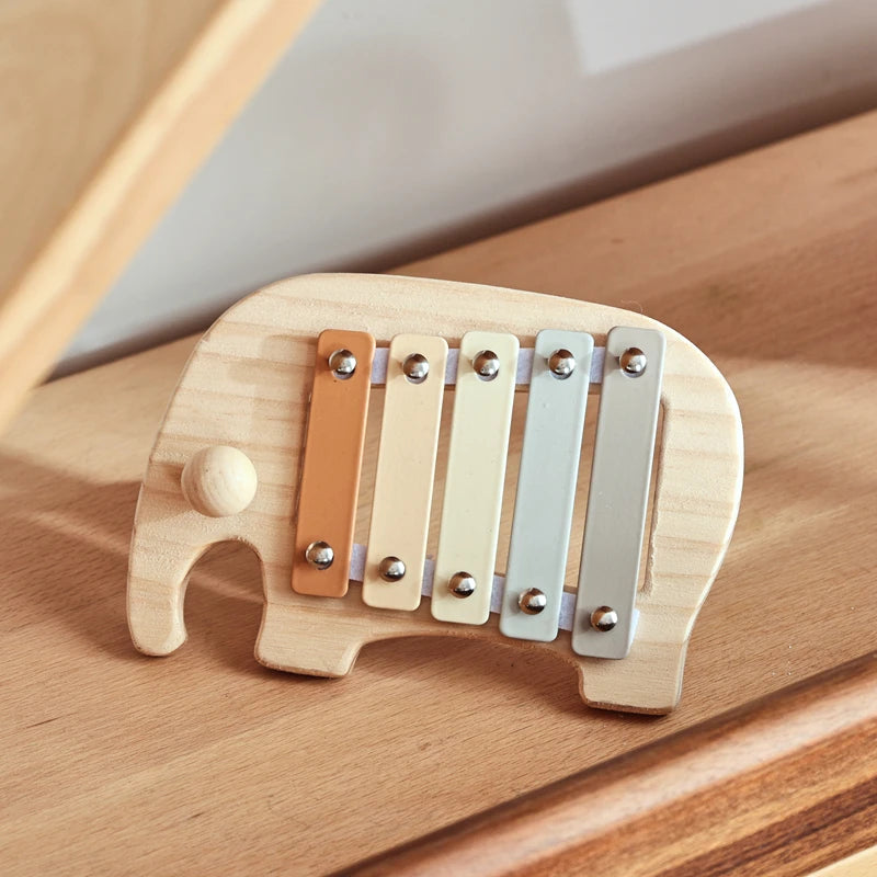 Cartoon Elephant Xylophone Musical Toy for Toddlers