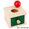 Wooden Montessori Object Permanence Toy for Toddlers