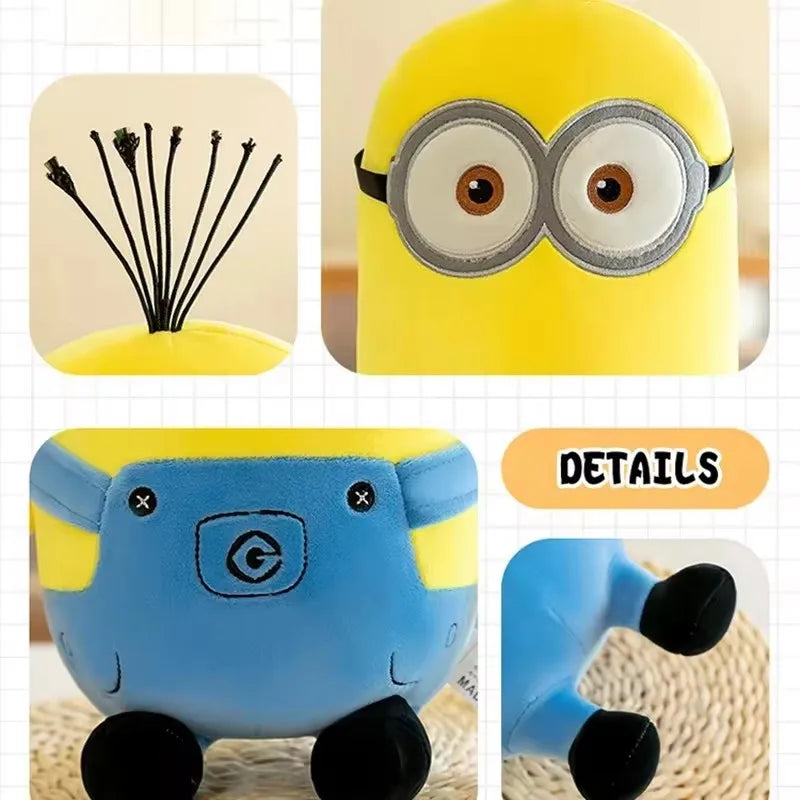 Minions Bob and Stuart Plush Dolls – Soft Movie Collectible Toys