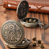 Vintage Pocket Watch Style Dice Set with 7 Polyhedral Metal Dice