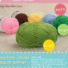 Soft Acrylic Yarn Ball – Medium Weight for Knitting & Crochet