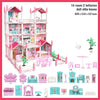 Dream Villa Dollhouse Playset with Furniture for Kids