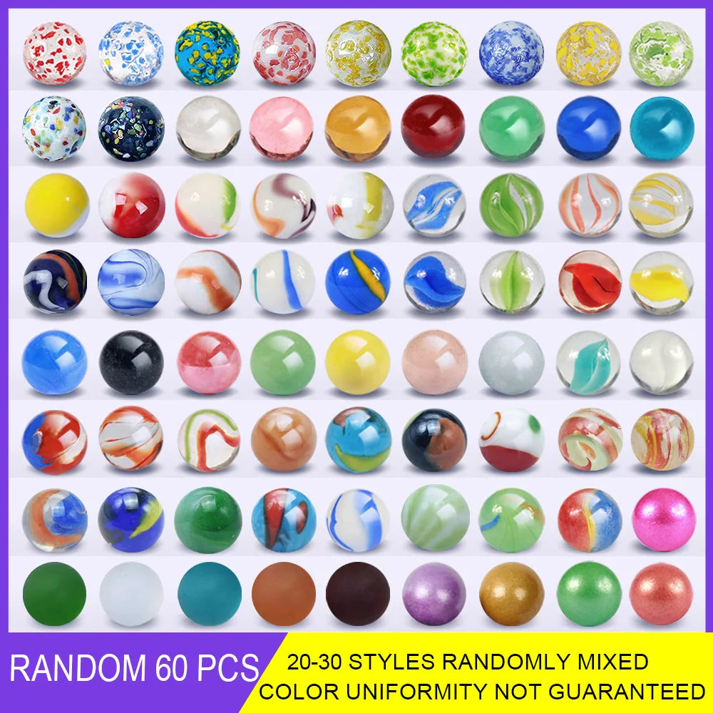 Colorful Glass Marbles for Play, Decor & Craft Projects
