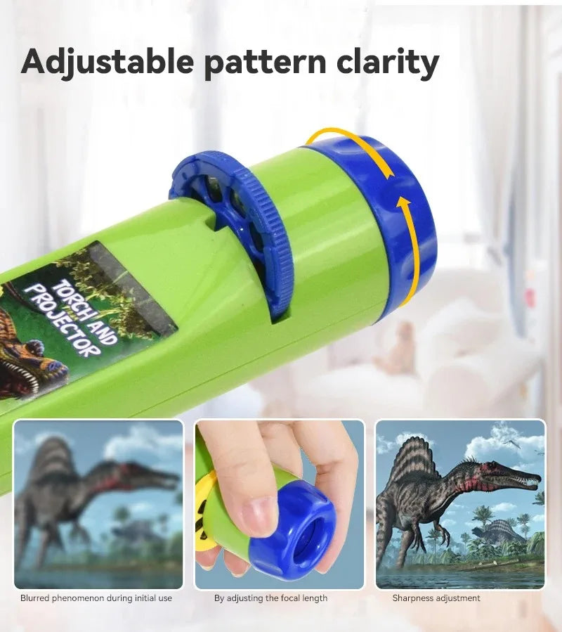 Kids' Story Projector Flashlight with Educational Patterns