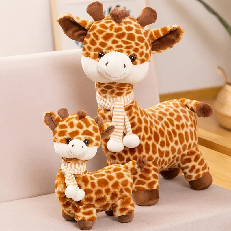 Adorable Giraffe Plush with Scarf