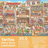 Kawaii 3D Landscape Sticker Set for Journaling and Crafts